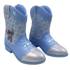 Toddler Girls Cowboy Boots Stitch  Size 9 10 11 or 12 Disney